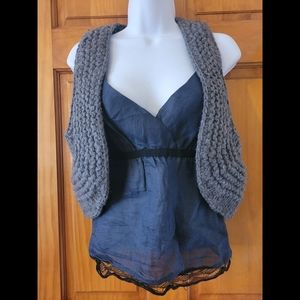 Abercrombie & Fitch Knit Shrug Top